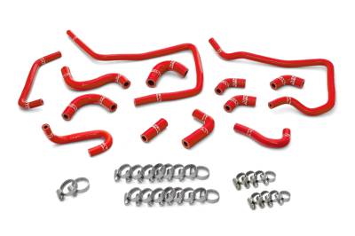 HPS Performance - HPS 57-1805-RED High Temp Ancillary Coolant Hoses for 02-03 Subaru Impreza WRX