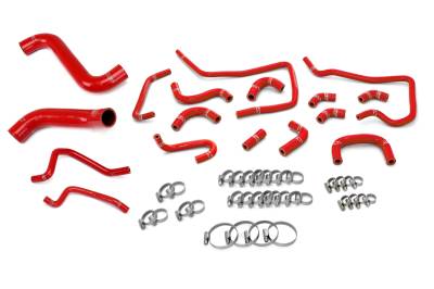 HPS Performance - HPS 57-1813-RED Temp 3-Ply Reinforced Silicone Radiator Heater Ancillary Hoses