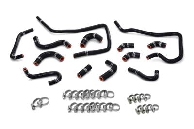 HPS Performance - HPS 57-1805-BLK High Temp Ancillary Coolant Hoses for 02-03 Subaru Impreza WRX