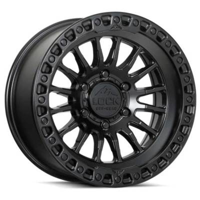 Lock Off-Road - Lock Off-Road GRIT-7969MB LC14 Grit 17x9 6x5.5 1mm Matte Black/Black