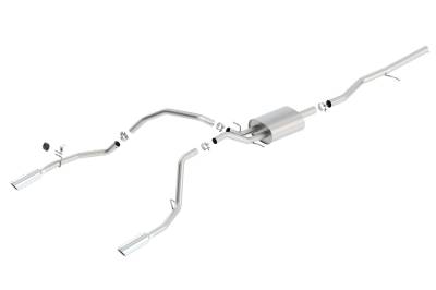 Borla - Borla 140539 S-Type Cat-Back Exhaust Truck Single RR Exit for 14-19 Sra/Sil 1500