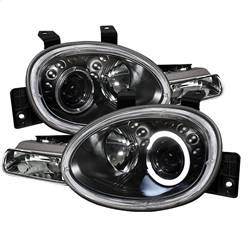 Spyder Auto - Spyder Auto 5017420 Black/Clear LED Halo Projector Headlights
