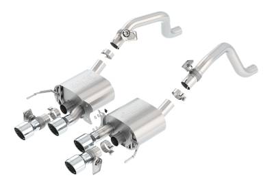 Borla - Borla 11856 ATAK Axle-Back Exhaust Quad Center Rear Exit 14-19 Corvette 6.2L