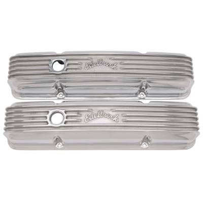 Edelbrock - Edelbrock 4144 Classic Series Valve Cover for 59-86 Chevy 262-400 V8 Application