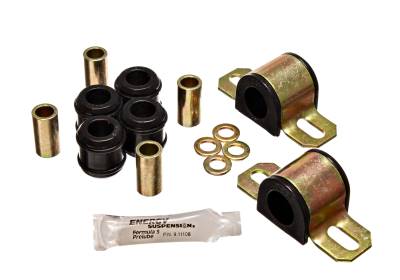 Energy Suspension - Energy Suspension 1.5101G Sway Bar Bushing Set Front Polyurethane Black