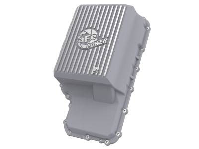 aFe Power - aFe Power 46-71220A Deep Aluminum Automatic Transmission Oil Pan Silver for Ford