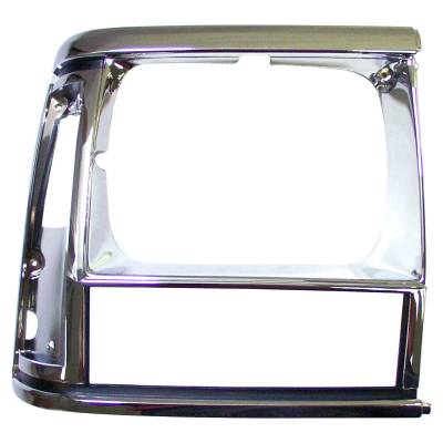 Crown Automotive Jeep Replacement - Crown Automotive 55034078 Headlamp Bezel for 91-96 Jeep Cherokee XJ RH