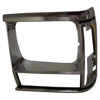 Crown Automotive Jeep Replacement - Crown Automotive 55034079 Headlamp Bezel for 91-96 Jeep Cherokee XJ LH