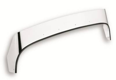 Belmor - Belmor 78151-1 AEROSHIELD SS TRUCK Bug Deflector Hood Protector Stainless
