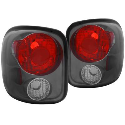 Anzo USA - Anzo USA Chrome Euro Taillights Smoke Lens Silverado/Sierra Stepside 211162