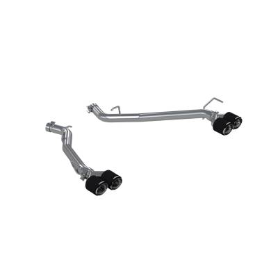 MBRP Exhaust - MBRP Exhaust S52033CF T304 2.5"Axleback Dual Exit w/o Muffler 20-26 Ford/Lincoln