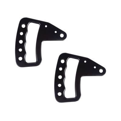 Rugged Ridge - Rugged Ridge 13505.51 Metal Grab Handles Aluminum Front Pair 07-18 Wrangler JK