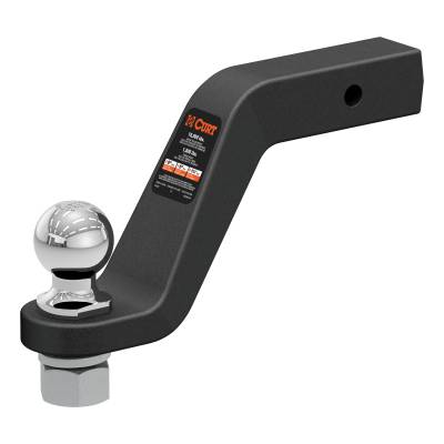 CURT - CURT 45370 Loaded Forged Ball Mount w/2-5/16" Ball 2" Shank 15000 lbs 6" Drop