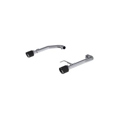 MBRP Exhaust - MBRP Exhaust S72473CF 2.5" Axle-Back Dual Split Rear Exit T304 CF Tips