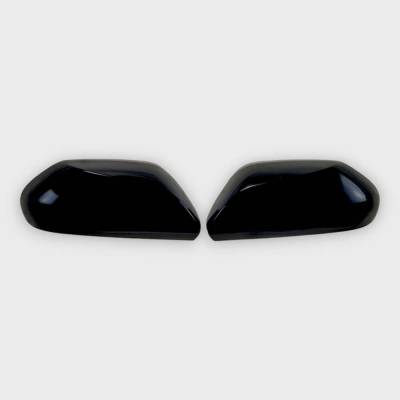 Trim Illusion - Trim Illusion MC6295BLK Front Door Mirror Covers Black for Toyota Prius/Camry