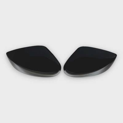 Trim Illusion - Trim Illusion MC6298BLK Front Door Mirror Covers Black for Nissan Versa/Kicks