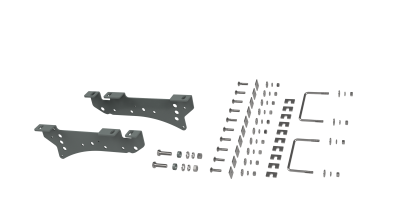 B&W Trailer Hitches - B&W Hitch RVR2400 Install Brackets for Universal Mounting Rails Ford