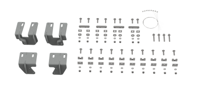 B&W Trailer Hitches - B&W Hitch RVR2505 Install Brackets for Universal Mounting Rails GM