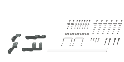 B&W Trailer Hitches - B&W Hitch RVR2604 Install Brackets for Universal Mounting Rails RAM