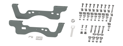 B&W Trailer Hitches - B&W Hitch RVR2406 Install Brackets for Universal Mounting Rails Ford