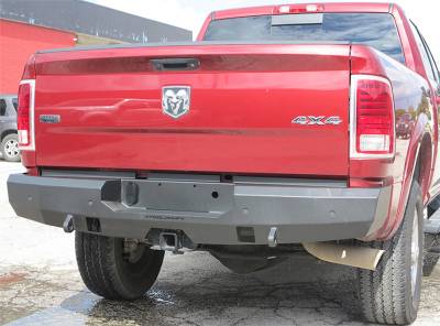 Steelcraft - Steelcraft 76-22260 Black Fortis Rear Bumper for 10-24 RAM 2500/3500