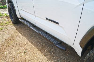 Steelcraft - Steelcraft 40-33130 Tex. Black 4" Step Bars for 22-25 Toyota Tundra Crew Max