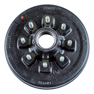 CURT - CURT 814213 12" Brake Hub w/Bearing Kit 7000-lb. Axles 8x6.5 Bolt Pattern