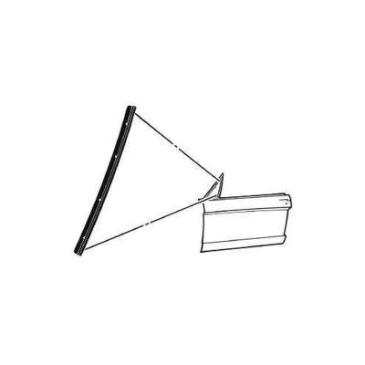 Scott Drake - Scott Drake C5ZZ-6521450-A 64-66 Ford Mustang Vent Window Weatherstrip