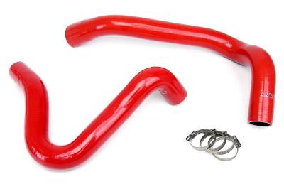 HPS Performance - HPS 57-1331-Red Red Radiator Hose Kit for 99-01 Ford F350 Superduty 7.3L