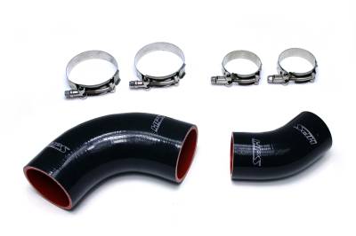 HPS Performance - HPS 57-1486-BLK Black Intercooler Hose Kit for 07-12 Mazda CX7 2.3L Turbo