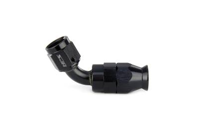 HPS Performance - HPS 350-6004 Compression Hose End To -4AN Female for SS PTFE Alum Black 60-DEG