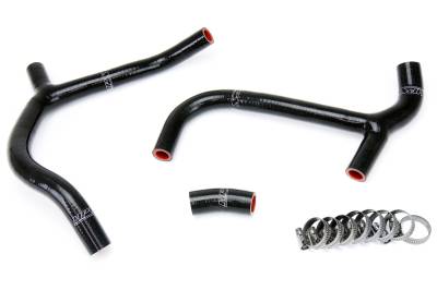 HPS Performance - HPS 57-1236-BLK Black Silicone Radiator Hose Kit for 09-12 Honda CRF450R