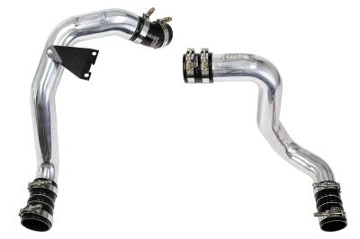 HPS Performance - HPS 17-145P Polished Hot/Cold Charge Pipe Intercooler Boots for 03-07 Ford F550