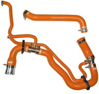 Pacific Performance Engineering - PPE 119025300 Orange Coolant Hose Kit for 11-16 GM LML