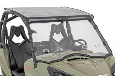 Rough Country Suspension Systems - Rough Country 8212030 Full Windshield Scratch Resistant for Commander Max1000