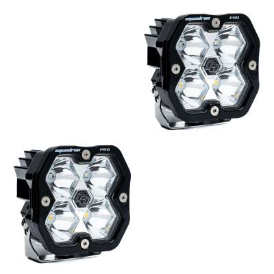 Baja Designs - Baja Designs 49-7801-2NH Squadron 2.0 Pro Black LED Light Pod Pair No Harness