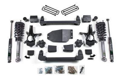 Zone Offroad - Zone Offroad ZONC8LN 4" FR/3" RR NX2 Lift Kit for 07-13 Silverado/Sierra 1500
