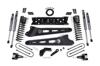 Zone Offroad - Zone Offroad ZOND176F 4" Front/2" Rear FOX Lift Kit for 25-26 RAM 3500 Gas