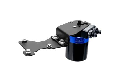 HPS Performance - HPS 860-025BL Plug & Play Oil Catch Can Kit Black