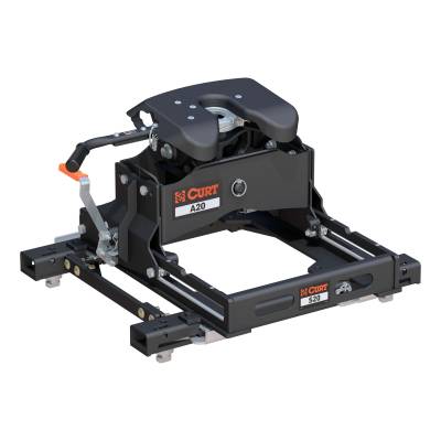 CURT - CURT 16081 A20 Sliding 5th Wheel Hitch 20K for Silverado/Sierra 6.5' Puck System