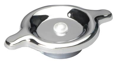 Trans-Dapt Performance - Trans-Dapt 4804 Twist-In Style Oil Cap Rubber w/Chrome Top Plain GM Vehicles