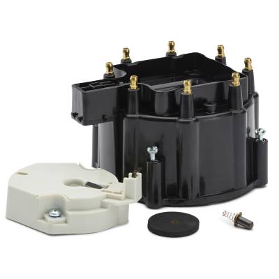 Proform - Proform 66947BKC Distributor Cap & Rotor Kit Black Cap for GM V8