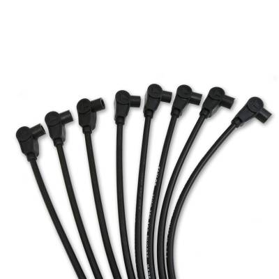 Taylor Cable - Taylor Cable 73061 Univ 8mm Spiro-Pro Spark Plug Wire Set Blk 90-DEG LS Engines