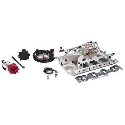 Edelbrock - Edelbrock 35960 Pro-Flo 4 EFI Traditional 4150-Style Kit Ford BB FE 390-428