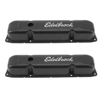 Edelbrock - Edelbrock 4493 Sig-Series Valve Covers for Chrysler 361-383-400-413-426-440 V8