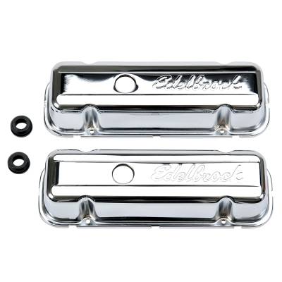 Edelbrock - Edelbrock 4486 Signature Series Valve Covers for Buick 3.8L & 4.1L V6 77 & Later