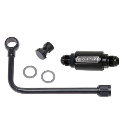 Edelbrock - Edelbrock 81343 Black Steel Fuel Line & Filter Kit Fo Eps Carbs.