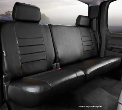 FIA - FIA SL62-94 BLK/BLK SL REAR 60/40 Seat Cover 14-18 Silv/Sierra 1500/15-19 2500HD