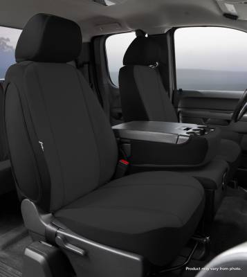 FIA - FIA SP88-31 BLACK SP FRONT 40/20/40 Seat Cover 14-18 Silv/Sra 1500/15-19 2500HD