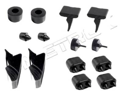Metro Moulded Parts - Metro Moulded SBK 208 Snap In Hood Stop Bumper Kit